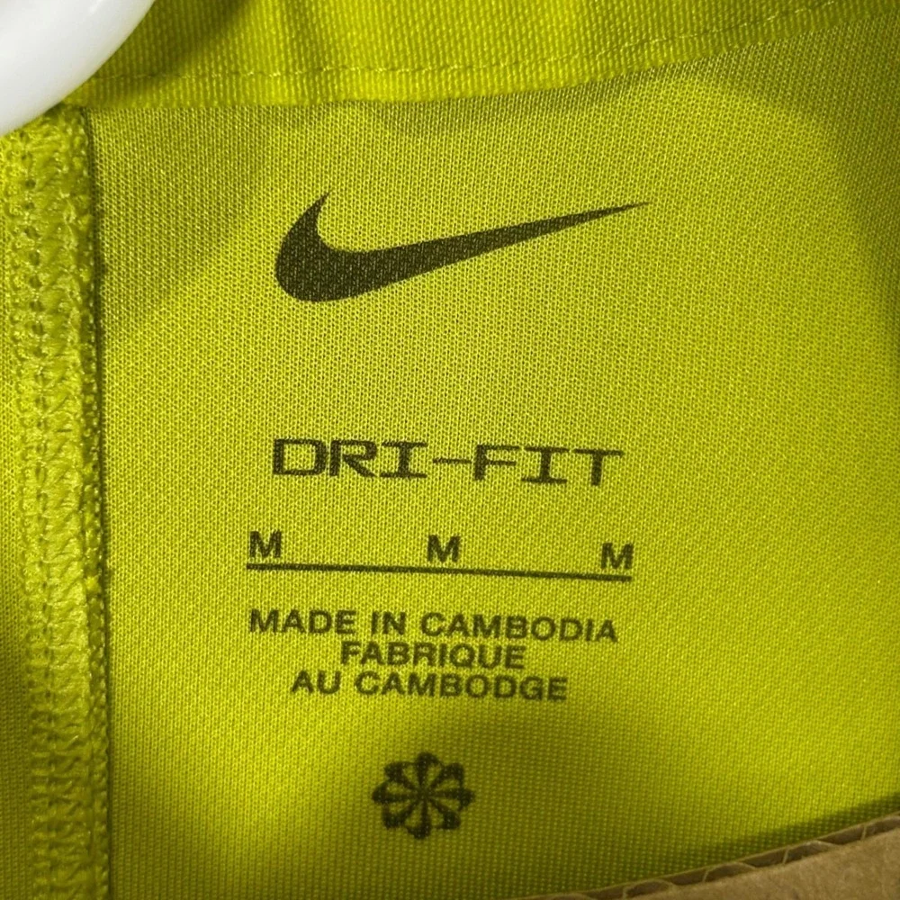 Nike Dri-FIT Mens Performance Polo Shirt Volt Yellow DH0822-308 Medium